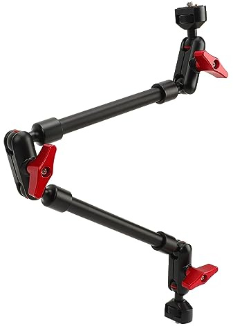 Gugxiom 1 St 22 Tum Magiska Armkamerafäste, Justerbar Artikulering Av Flera Vinkel med 1/4 Skruv för Telefon, Kamera, LED -ljus och Accessoarer