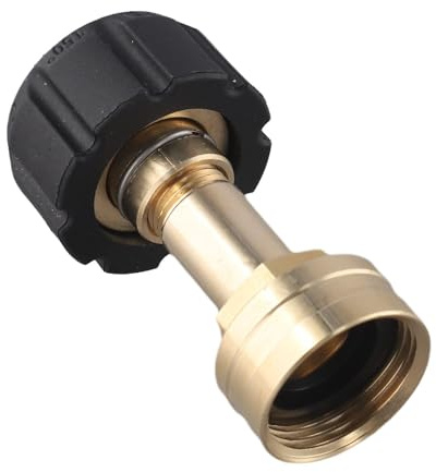 Auratrove Garden Hose to Pressure Washer Adapter, M22-14mm Quick Connect Fitting with Brass Thread, 3/4 Inch Male to Female Coupler for Outdoor Cleaning