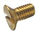 100 Messing Senkkopfschrauben DIN 963 blank M8x25