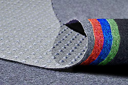 MadeInNature Moquette d'extérieur ou d’intérieur, Dimensions et Couleurs au Choix, Tapis Type Gazon Artificiel - pour Jardin, terrasse, Balcon, revêtement de Sol Outdoor (1000 x 200 cm, Gris clair)