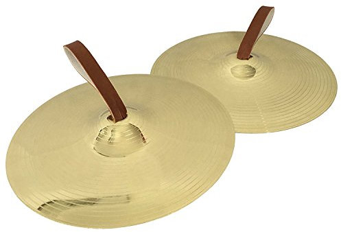 Percussion Plus PP869 - Platillos de presupuesto para marchas (25,4 cm), color marrón