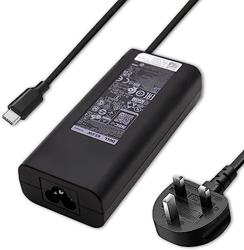 Dell 45W / 65W Auto Adjustable USB - C Type Ac Adapter Replacement Latitude 3390, 5175, 5179, 5285, 5289, 7275, 7285, 7389, 7390, XPS 12 9250, XPS 13 9365, 9370 Laptop Charger - Sold By Wikiparts