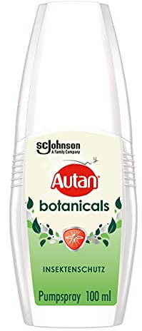 Autan Botanicals Spray Corps - Répulsif Anti-Moustiques - Substance Active à Base de Plantes - Jusqu'à 6H de Protection - 1 Spray, 100ml
