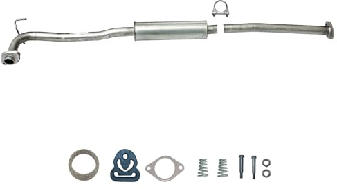 Ferroz Export Ersatz für Auspuff Mittelschalldämpfer für Nissan X-Trail (T30) 2.0, 2.5 4x4 + Anbaukit