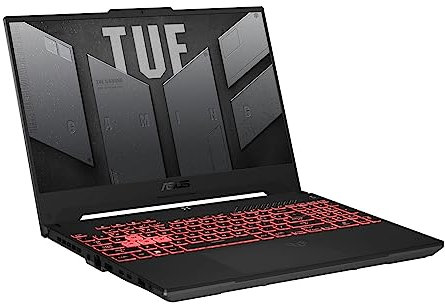 ASUS TUF A15-TUF507RR-HN076W PC Portable Gamer 15 Full HD 144Hz (AMD Ryzen 7-6800H, 16G (2x8 GB) RAM, 512GB PCIe SSD, GeForce RTX 3070) Windows 11 Teclado retroiluminado AZERTY Francés RGB 1 Zona