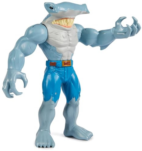 DC Comics, Batman Giant Series King Shark Action Figure, 30-centimetre Superhero Collectible Kids’ Toys for Boys and Girls Aged 3+