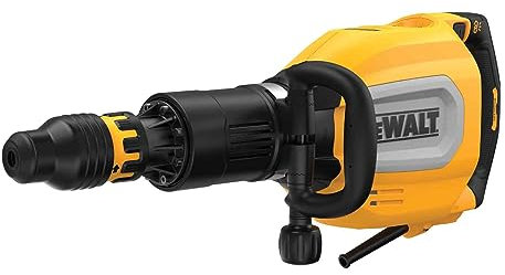 Dewalt SDS-max Meisselhammer (11 kg) D25911K (1.700 Watt, für schwere Meisselarbeiten, Anti-Vibrationssystem, 2 Geschwindigkeitsstufen, 12 Meisselpositionen, 27 Joule Einzelschlagenergie)