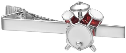 RunootPR Silber Schwarz Krawattennadel Personalisiert Musik Tier Krawattenklammer für Herren Hochzeit Partei Abschlussball Schmuck Geschenk mit Geschenkbox