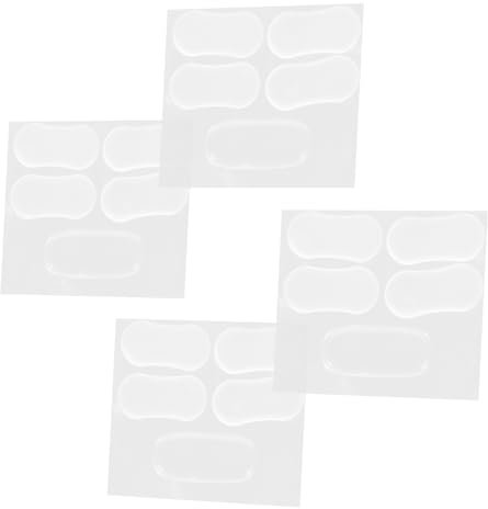 KITANDOVE 20 Stück Toilettensitz Stoßstangen Transparente Türstoßstangen Schrankmöbel Schutzmatten Stoßdämpfer