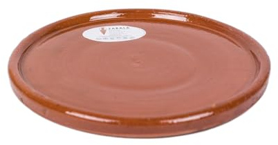 Plato chuletero en barro refractario de 33 cm.