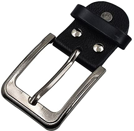 4 cm bältesspänne bälteshuvud robust ersättning för män kvinnor, Svart, 4cm