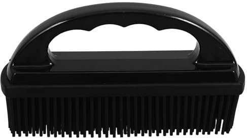 HEATSHAKING Cepillo De Silicona Negro para Quitar Pelo De Raspador De Goma Cepillo De Limpieza Removedor De Pelo para Autos Alfombras Herramienta De Desflotante