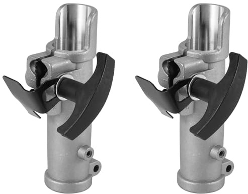 IMCCZONY 2X Abrazadera de Unión del Conector del Eje, Cepillo para Cortadora de Césped Accesorios de Desbrozadora para Cortasetos de Riego 26mm 9 Estrías