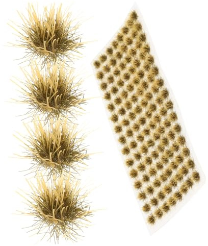 WEKADRIN 1 boîte Miniature Herbe Décorative Résine pour Maquettes Dioramas et Militaires Touffes par Boîte Adaptée Aux Trains et Jardins Miniatures