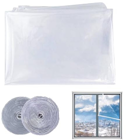 Film D'Isolation Thermique Hivernal Pour Fenêtres - Thermique Réutilisable Imperméable | Film Isolant Pour Temps Froid Hivernal,Pour Maison Sous-sol Cuisine Salle De Bain Grenier