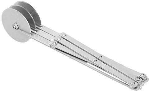 YDuupxe pâtisserie Multi-Roues, pizza Réglable en Acier Inoxydable pour Cuisine Restaurant avec Roues de 5,5 Cm, Outil Efficace pour Diviser la Pâte, le Pain, le Brownie (#1)