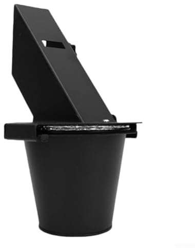 Safe and LeakProof Grill Grease Bucket Heavy Duty Steel with Heat Resistant Coating, Designed for Mess Outdoor Cooking and Effortless Maintenance