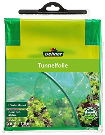 Dehner - Telo in plastica per Tunnel, 6 x 1,8 m, Colore: Verde