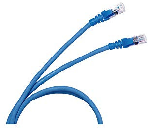 Legrand 051815 PVC Cordon de Brassage et Utilisateurs RJ45 LCS³ Catégorie6 F/UTP Écranté Impédance 100ohms, 0.5m Longueur, Bleu