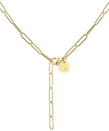 a little something® Halskette Brera | Damen Kette mit 18 Karat Vergoldung (Gold & Roségold) | Inklusive nachhaltiger Geschenkverpackung mit FSC®-Zertifikat