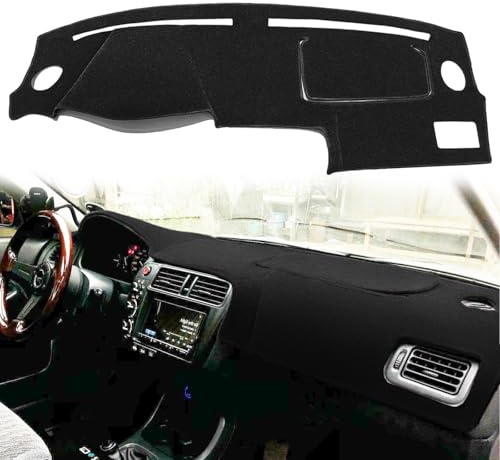 Fcovergurus Dash Cover Mat Custom Fit for 1996 1997 1998 1999 2000 Honda Civic, Dashboard Cover Pad Carpet Protector (96-00 Black) F109