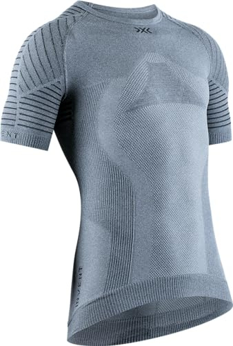 X-Bionic Invent 4.0 Kurzärmliges Kompressions-Jersey-T-Shirt Grau Mann Grösse XL