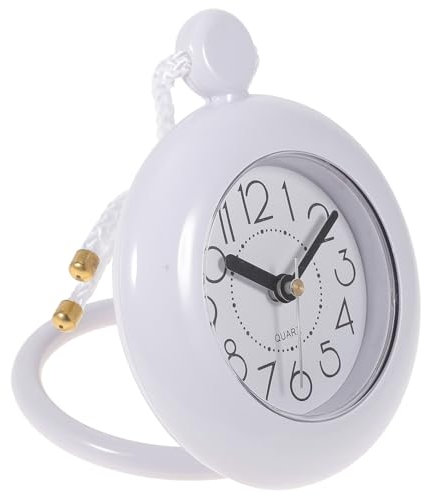 Beavorty wasserdichte Badezimmer Wanduhr Stumme Dekorative Uhr Für Bad Wohnzimmer Schlafzimmer Büro Ohne Batterie Einfach Zum Aufhängen