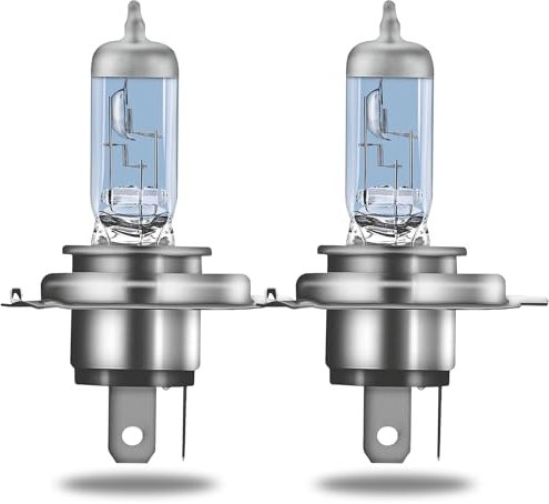 Briteye H4 Halogen Lampen 4300K Gelblich Weißes Licht 12V 55W/60W Scheinwerferlampe mit E Prüfzeichen (2 Stücke)