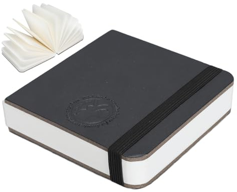 Cuaderno de Bocetos de Acuarela para Pintar, Cuaderno de Acuarela de Bolsillo de 30 Hojas de 10x10 Cm, Cuaderno de Diario de Papel de Acuarela Portátil para Dibujar, Garabatear y