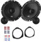 JBL Stage161CFS Lautsprecher mit Einbauset passend für Opel Corsa D ab 2006 Türen vorne 450 Watt 165mm 2 Wege Kompo