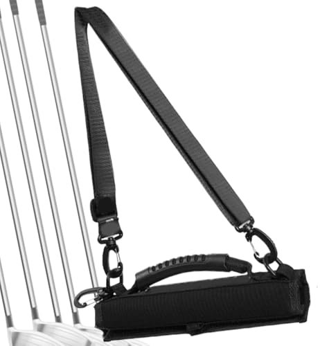 Humdcdy Herren-Golftaschen – praktische Golftasche, Leder-Golf-Reisetasche, klein, verschleißfest, für 3–6 Schläger, leichte Golf-Tragetasche