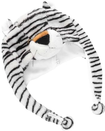JOINPAYA 1 Stück Jungen und Mädchen Performance Hut Entzückende Tiger Tier Kopfbedeckung Warme Ohrenschützer Plüsch Material für Party Show