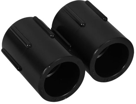 Toddmomy 2 Pezzi Raccordi per Tubi Adattatori in PVC Adattatore Impianto Idraulico Raccordi Filettato Collegare Adattatore di Accoppiamento del Tubo Raccordo per Tubo Raccordo Grigio PVC
