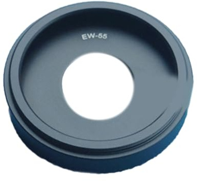 EW-55 Lega di Alluminio Paraluce 55mm Per Fotocamera Per RF 28mm F2.8 Fotocamere R6II Per Fotografia Nero Metallo Hood