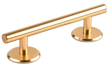 Qectial Metall Fingerboard Rampe, Tolles Trainingszubehör, Mini Fingerboard Rail, Partyartikel, Gold 15cm