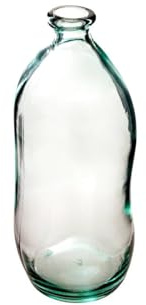 Atmosphera - Vase Dame Jeanne - Verre recyclé - Transparent H35 cm