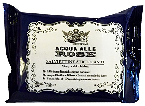 NEUTRO ROBERTS Set 6 Salviette Struccanti Acqua Di Rose X 20 Pezzi Saponi E Cosmetici