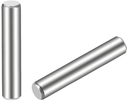 sourcing map 25 Stück Zylinderstifte 5 x 35mm (ca. 13/64) Dübelstift 304 Edelstahl Holz Etagenbett Dübelstifte Regal Heringe Stützregale