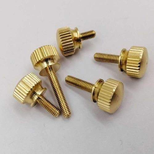 10 STÜCKE M3 M4 M5 M6 Hand festziehen Messing Rändelschrauben Kupfer Twist Rändelschrauben Computer Chass Bolzen Rändelschraube, 6 mm, M6