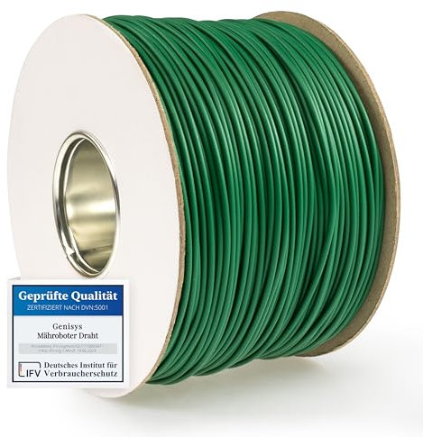 G greengrass tools Begrenzungskabel für Mähroboter Begrenzungs-Draht Rasenroboter - kompatibel mit Husqvarna Automower Gardena Worx Yard Force - hochwertig verzinntes Aluminium - Ø2,7mm, Länge:25m