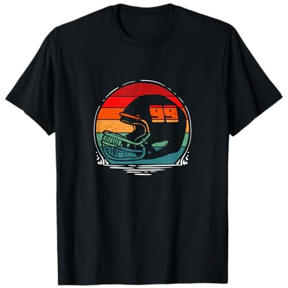 American Football Helmet #99 Gift For American Football Fans T-Shirt