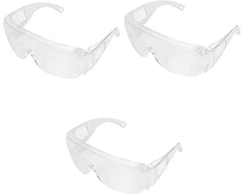 Healeved 3stücke Wiederverwendbar-schutzbrille Für Augen Transparente Schutzbrille Gegen Spritzwasser Und Wind Leicht Und Für Outdoor-aktivitäten Für Und