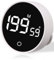 Birshe Digitaler Küchentimer - Eieruhr Mit LED-Anzeige, 2 Modi, Magnetisch, Visuell - Geeignet für Küche, Bad, Büro, Klassenzimmer, Sport - Weiß