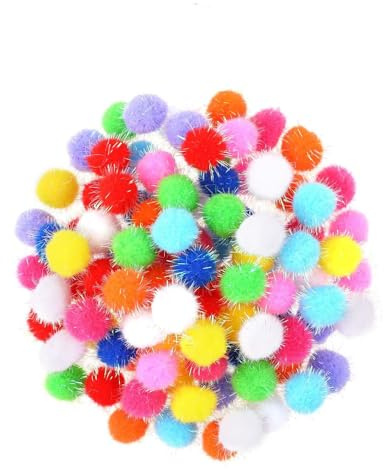 1000 Pz Mini Pon pon Colorati, Pompon Colorati da 15 mm per il Crafting, Pom pom Colorati, Pompon Mini Pompon Colorati, Pon Pon Artigianato, Pom Pom Rotondi Colorati, Pompon per Artigianato Per Pasqua