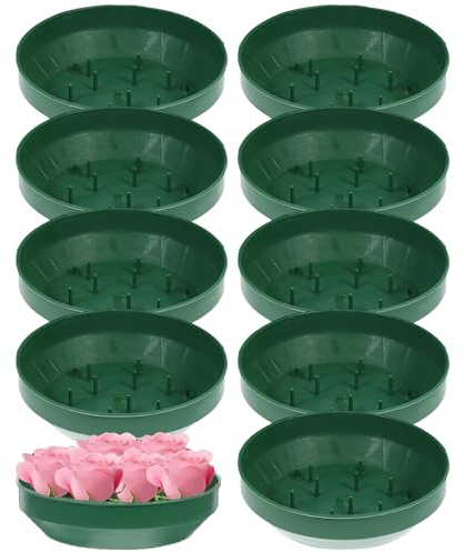 Bandeja De Espuma Floral - Bandejas Para Arreglos Florales - 10 Unidades Placas Reutilizables Para Decoración De Bodas, Fiestas Y Mesas