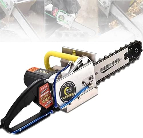 Electric Concrete Chain Saw Diamond Blade Wall Groove Cutter Wet Cutting Machine for Reinforced Concrete and Granite