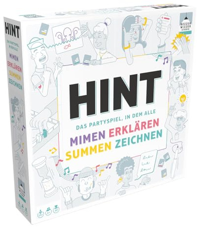 Asmodee, HINT (Refresh 2025), Bezzerwizzer Studio, Partyspiel, 4+ Spieler, 15+ Jahre, 30 Minuten, Deutsch
