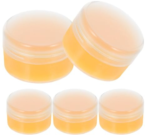 ARTSEWPLY Redwood Furniture Wax 5pcs 20g Each Beeswax Polish for Wood Furniture and Hardwood Floor Maintenance, Wood Care Wax Paste for Sealing, Restoring, and Protecting Surfaces at Home
