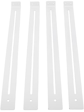 Bewinner Kit de Reparación de Cajones, Soportes de Acero Al Carbono para Reforzar Cajones de Aglomerado MDF de Madera, Ajustables de 14 a 24 Pulgadas con Fácil Instalación