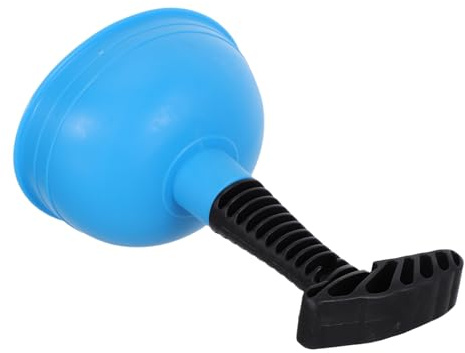 ibasenice Stantuffo per Scarico Bagno e Cucina Ventosa Potente in Silicone Blu Resistente a Deformazioni, Dimensioni 16,5x13,5cm, per Rimuovere Intasamenti in Casa